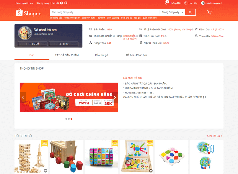 Vấn đề mà gian hàng của bạn thường gặp phải