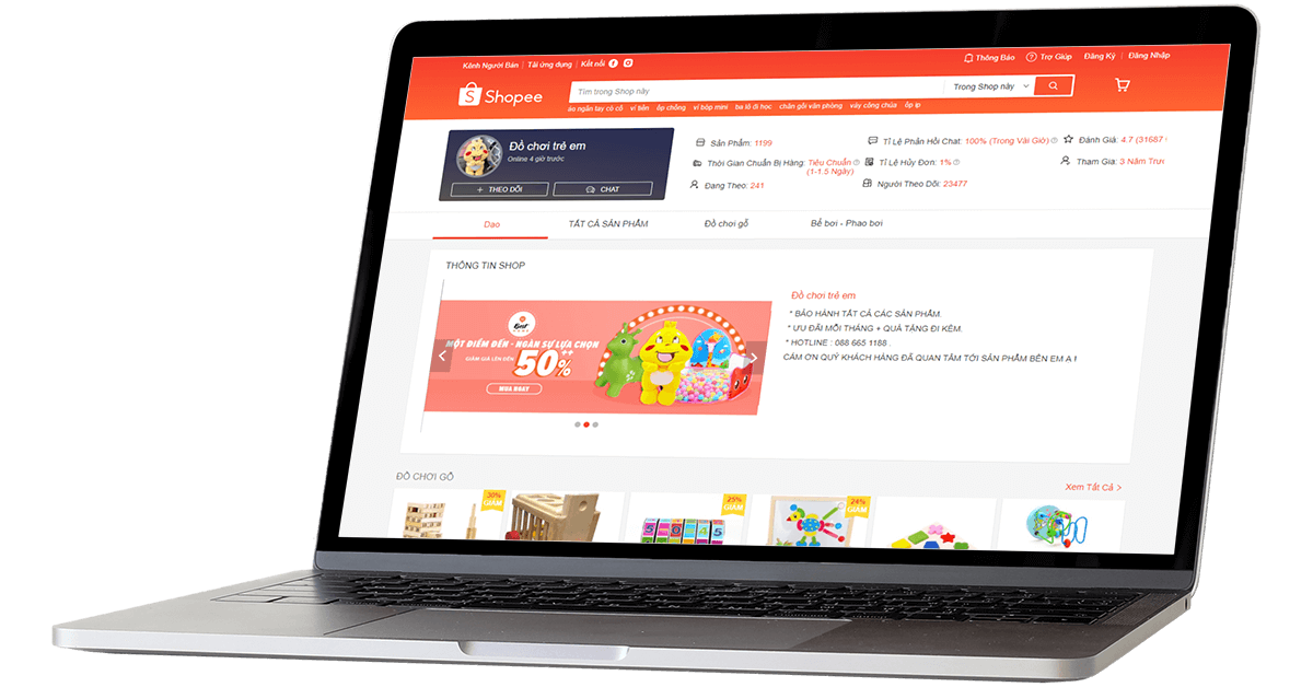 Dịch vụ nhập liệu và chăm sóc gian hàng Shopee, Lazada, Tiki, Sendo